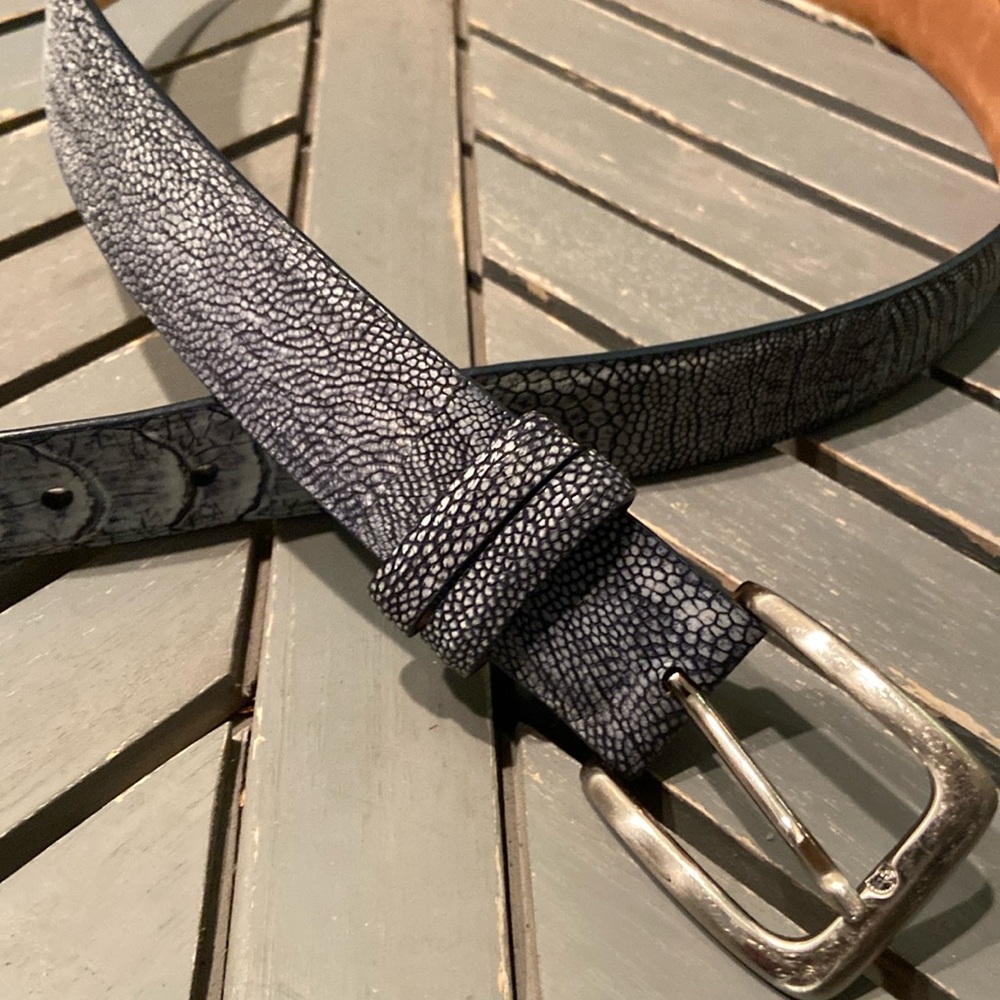 Bullock & Jones men’s ostrich belt size 36